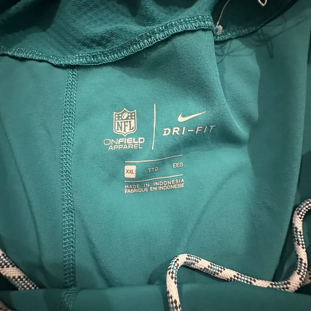 Nike Miami Dolphins Shorts Mens 2XL Aqua Teal Dri-FIT On-Field Performance